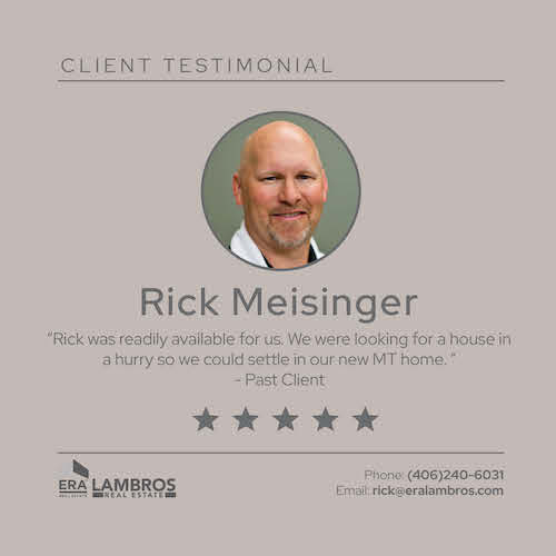 Rick Meisinger Testimonial - Rick was readily available for us!